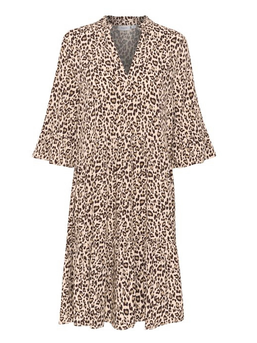 Kleid Eda SZ Creme Leopard