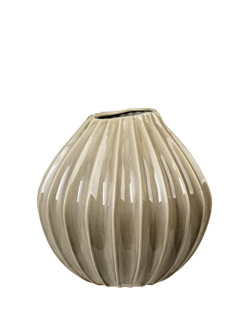 Vase Wide XL rainy day (sand)