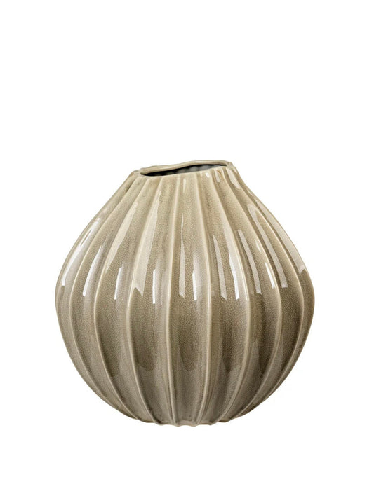 Vase Wide XL rainy day (sand)