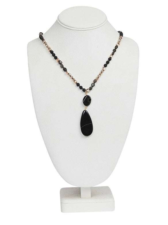Halskette Grace schwarz