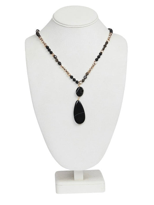 Halskette Grace schwarz