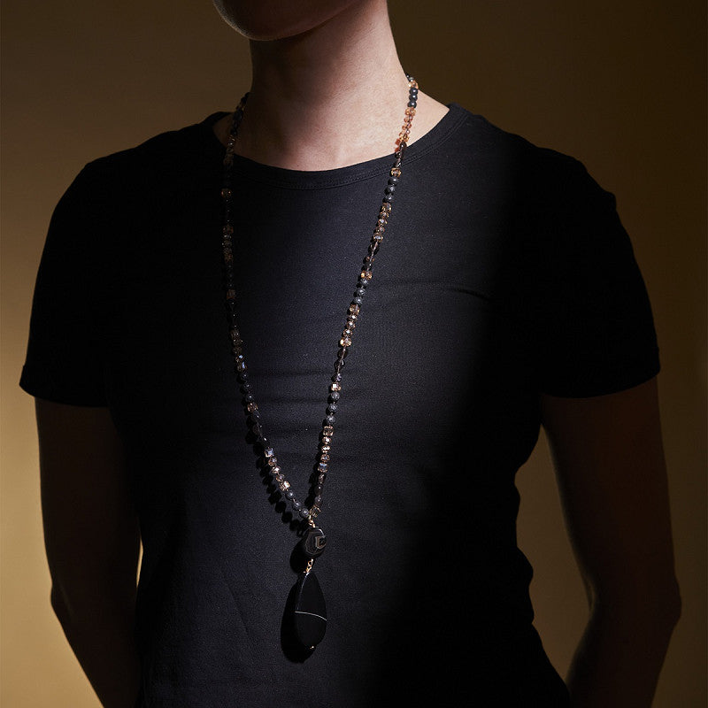 Halskette Grace schwarz