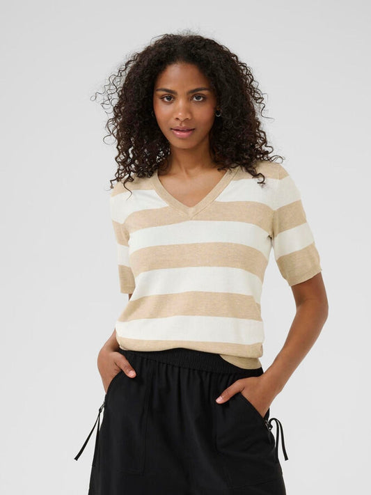 Pullover Lizza KA V-neck, in 2 Farbkombis