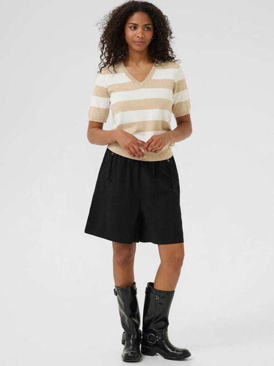 Pullover Lizza KA V-neck, in 2 Farbkombis