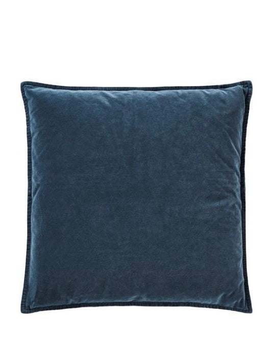 Dekokissen Velours historical blue 52x52cm