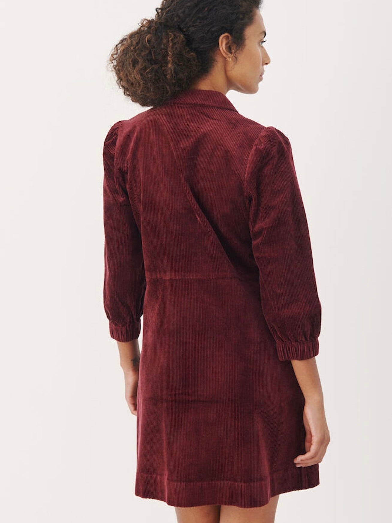 Cordkleid Eyvor PW tawny port