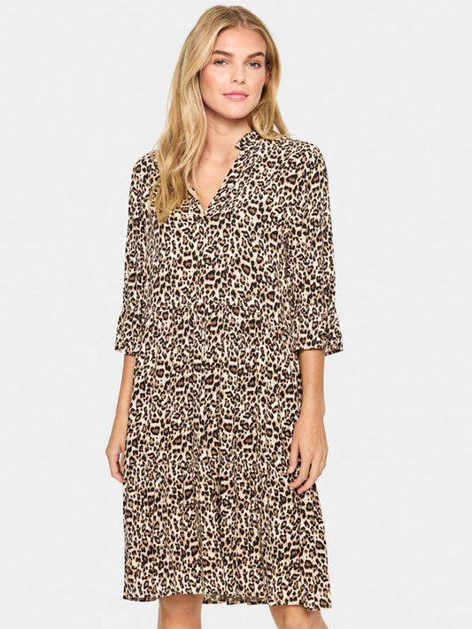 Kleid Eda SZ Black Leopard