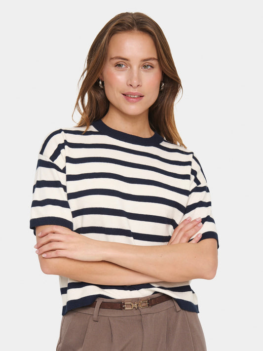 Pullover Likam SZ night sky/white stripes