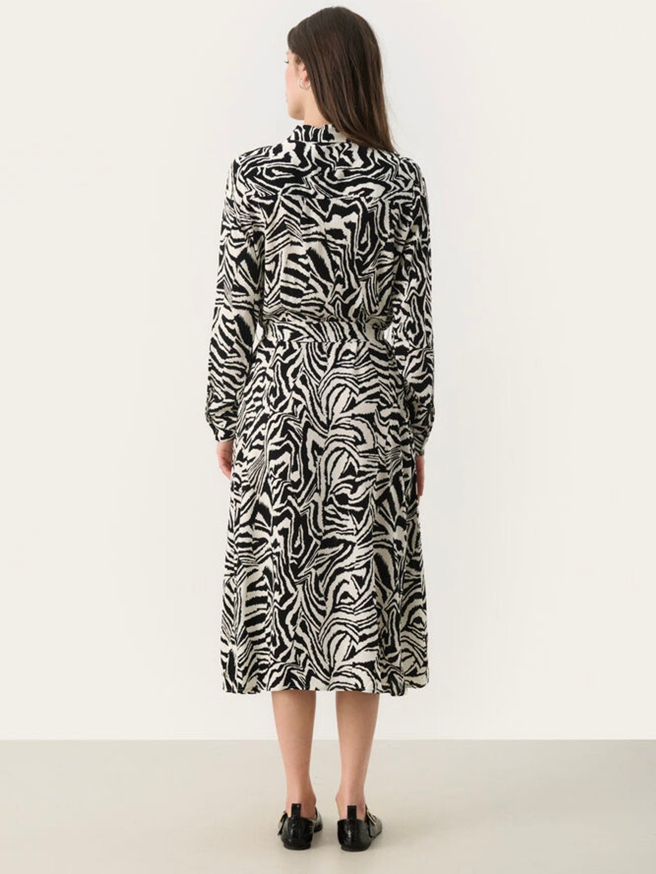 Kleid Shelby PW black animal print