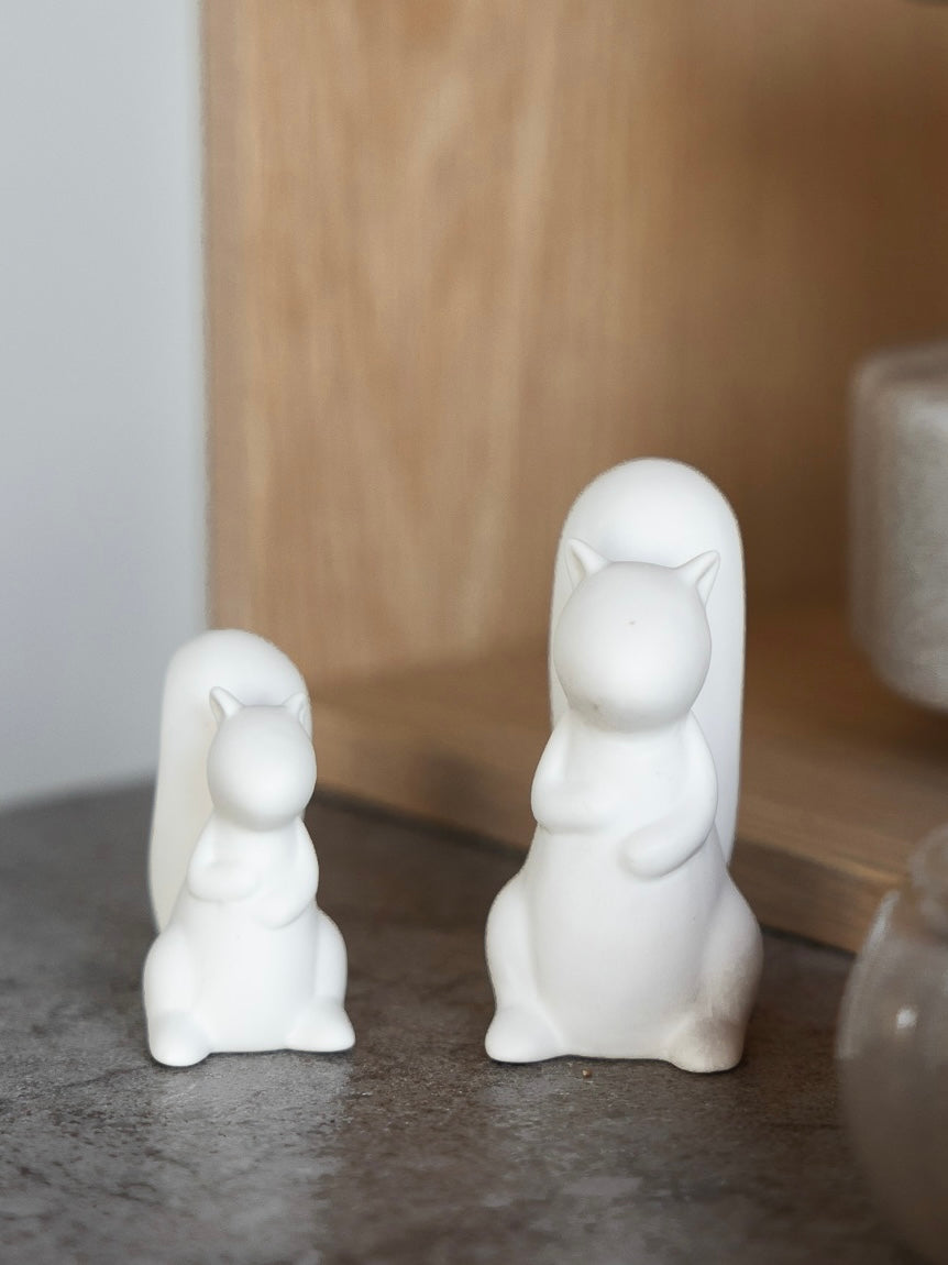 Eichhörnchen Otis weiß, in 2 Größen