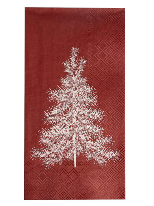 Julgran paper napkins, 16-pack, in 2 colours