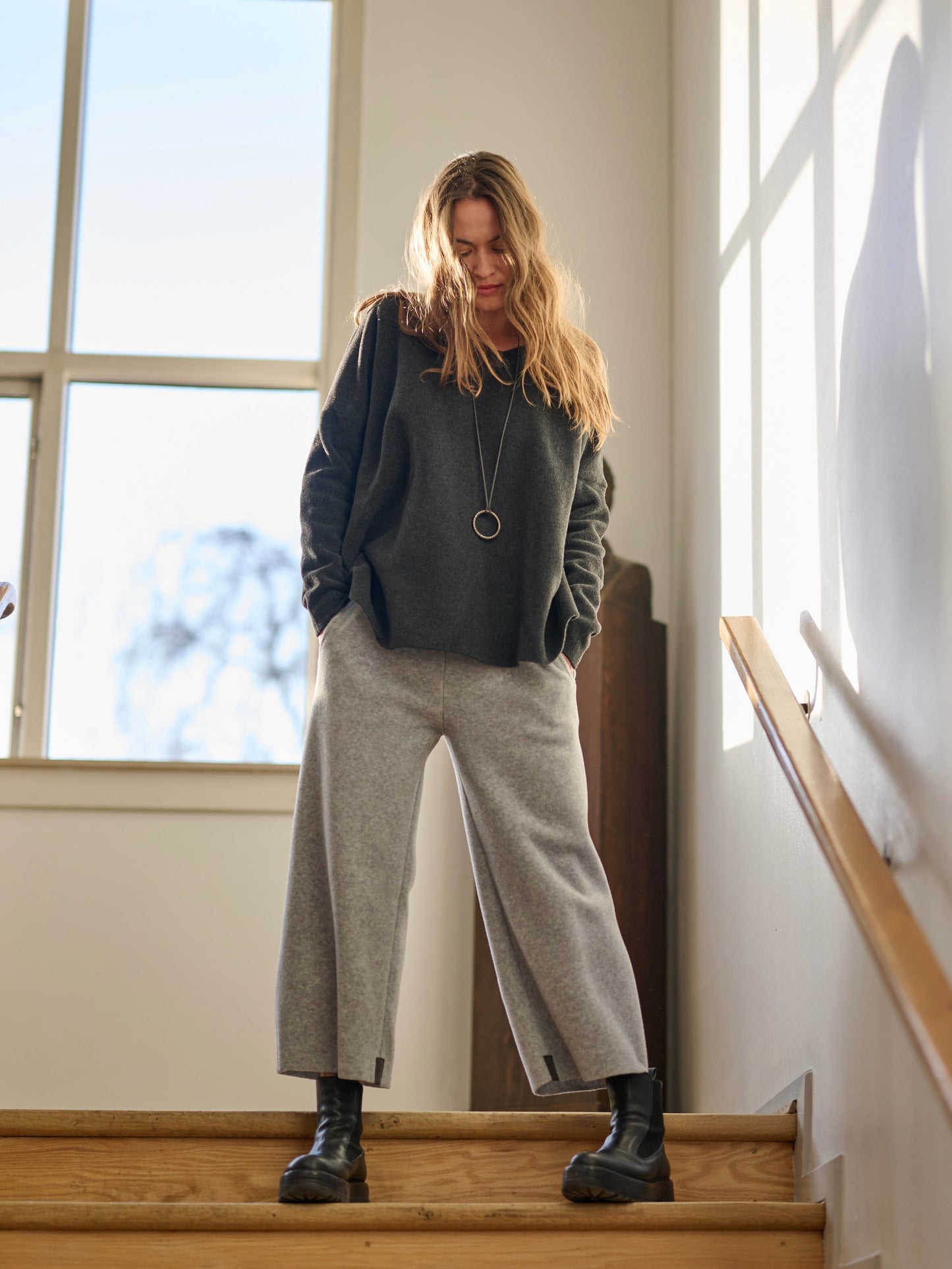 Fleece Hose weit 2115, in mehreren Farben