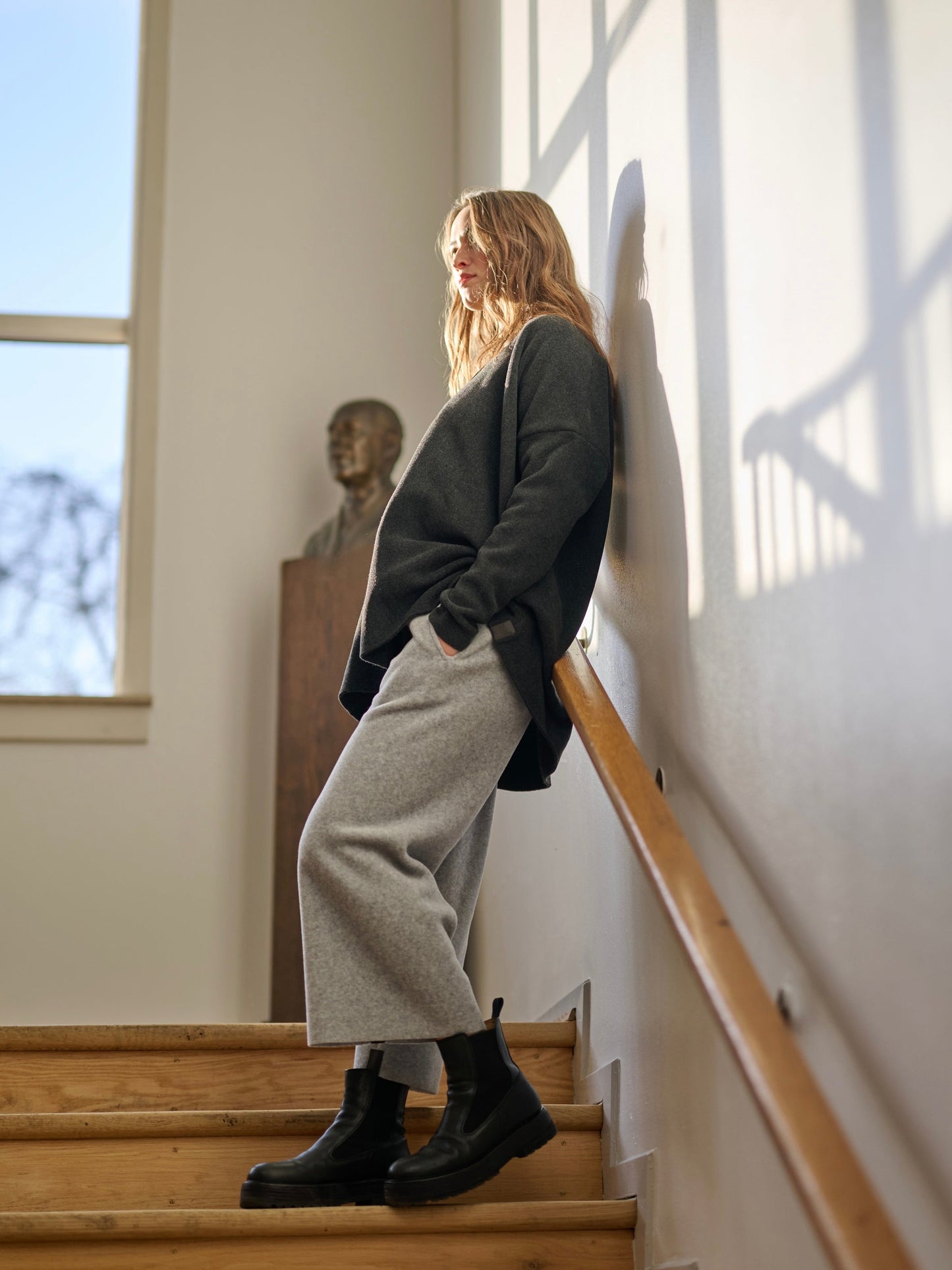 Fleece Hose weit 2115, in mehreren Farben