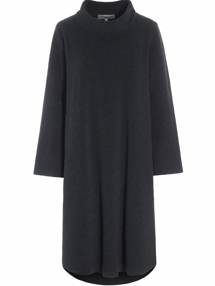 Fleece Kleid TURTLENECK 3255, in 2 Farben