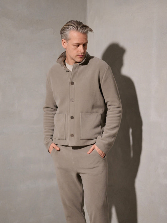 Men's Fleece Cardigan 1049C, in 3 colours