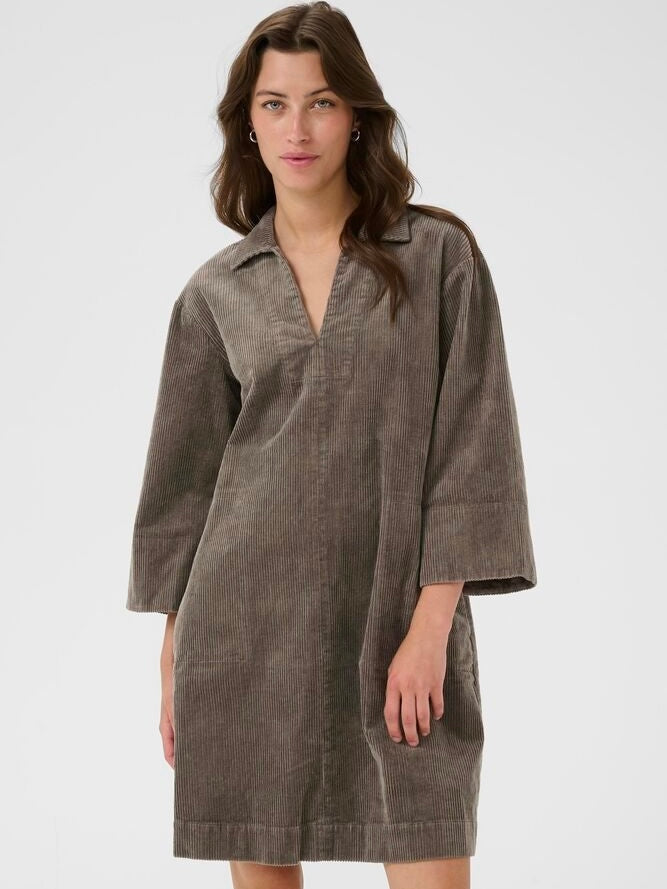 Cordkleid Sharri PW falcon brown