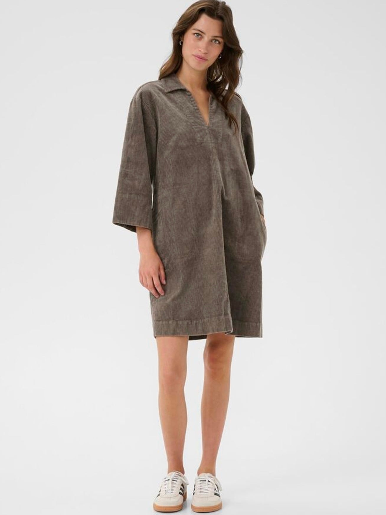 Cordkleid Sharri PW falcon brown