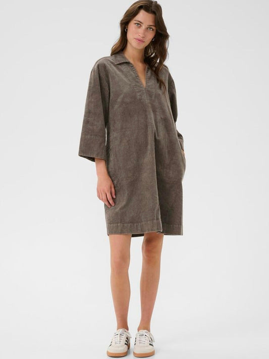 Cordkleid Sharri PW falcon brown