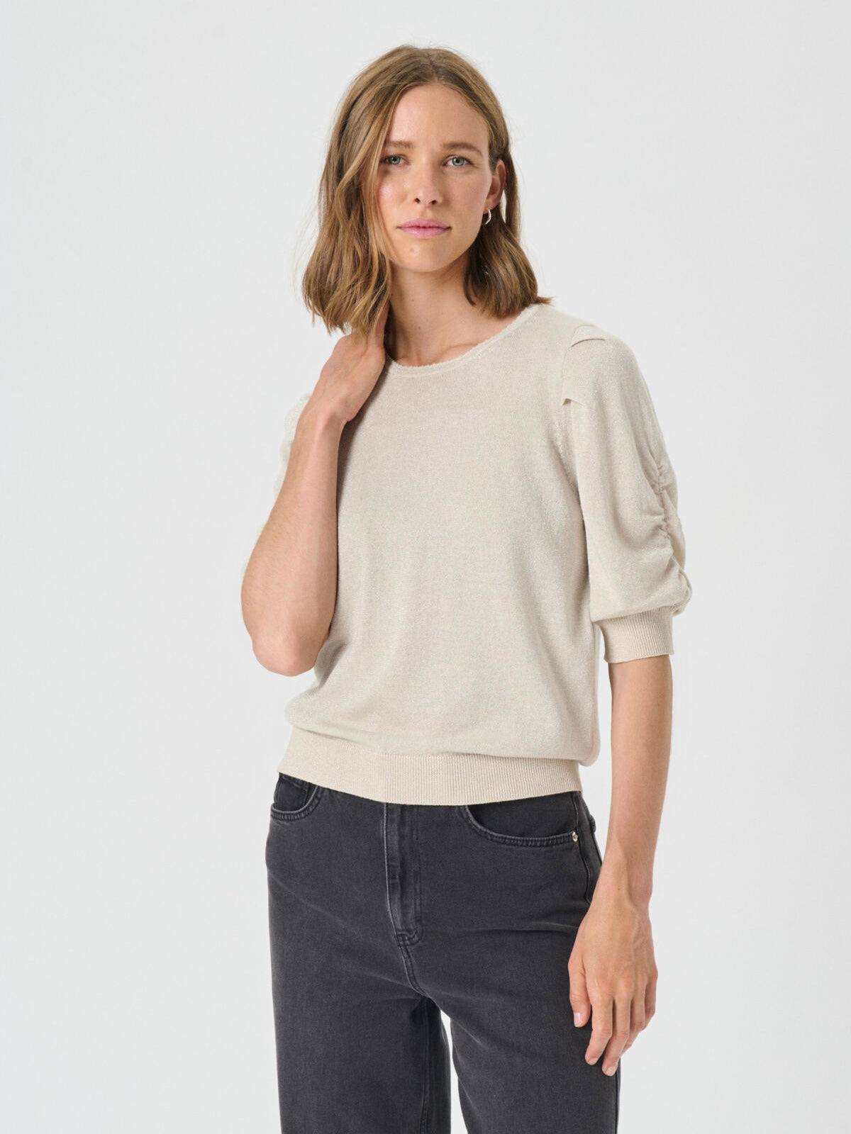 Lurex sweater Varaia PW, in 3 colors