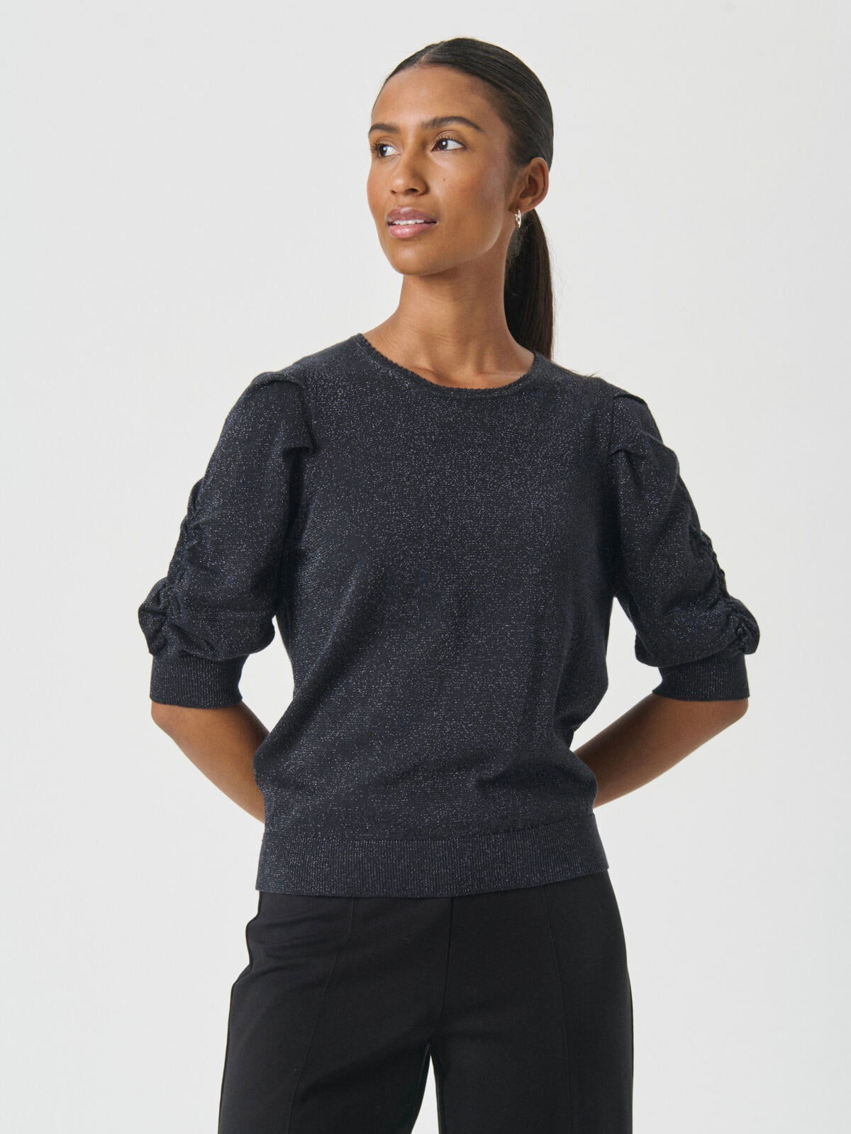 Lurex sweater Varaia PW, in 3 colors