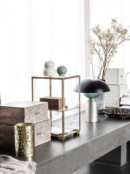 Glasvitrine HDGlass Messing