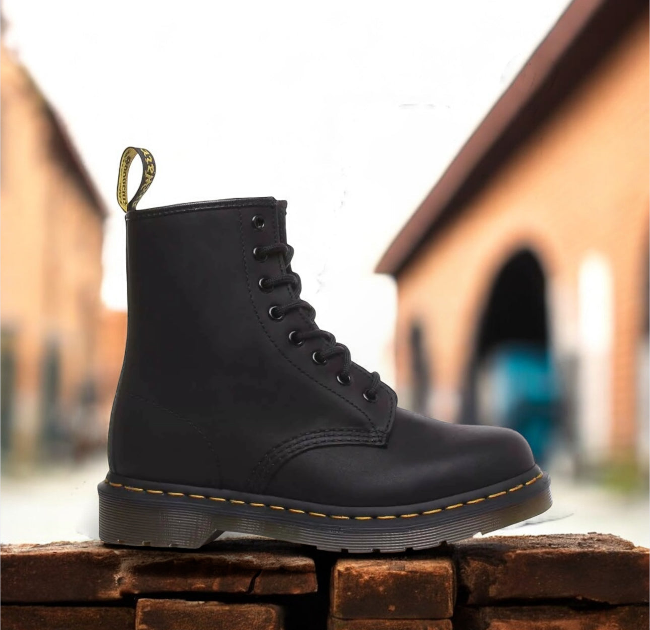 Dr. Martens Greasy 1460 Damen Stiefeletten