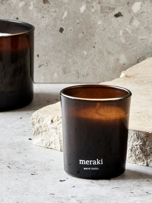 Scented candle 2-pack Warm Tonka