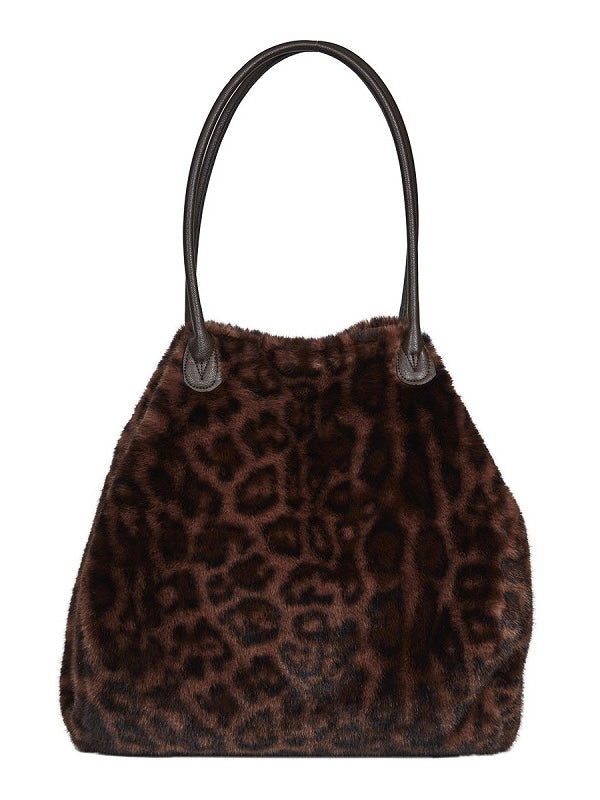 Schultertasche Ayla Leo dark brown