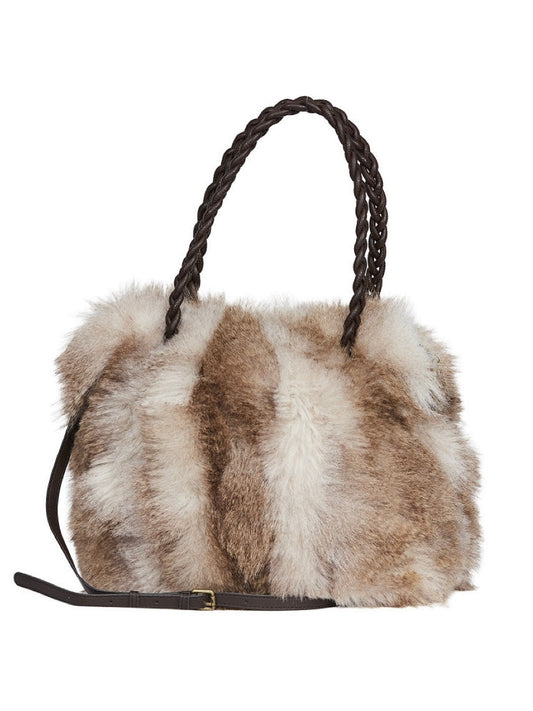 Schultertasche Lucia beige