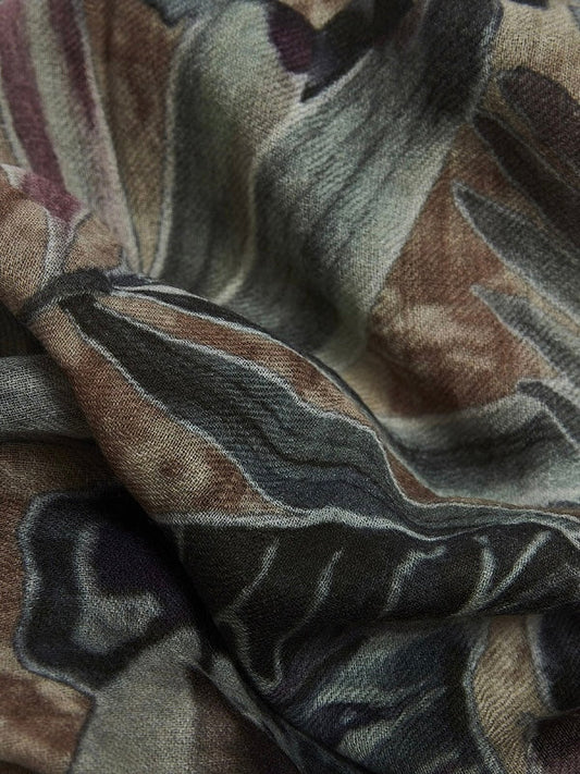 Wool scarf Vivian beige mix