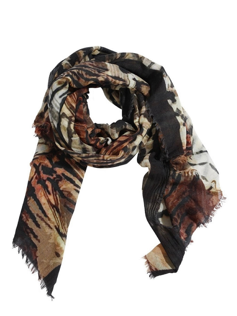 Wollschal Stella brown mix