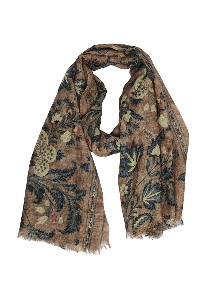 Wollschal Quinn beige mix