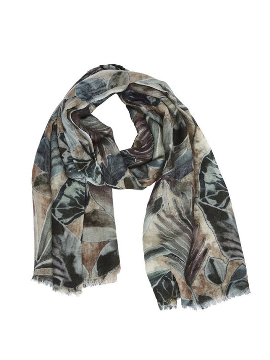 Wool scarf Vivian beige mix