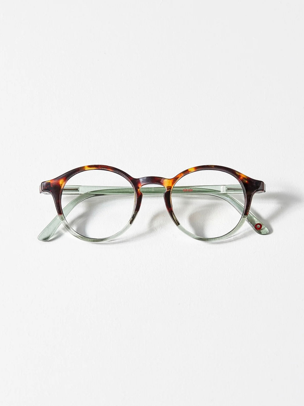 OjeOje reading glasses A tortoise/green, in 4 strengths