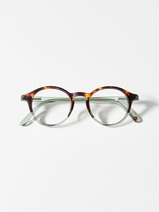 OjeOje reading glasses A tortoise/green, in 4 strengths