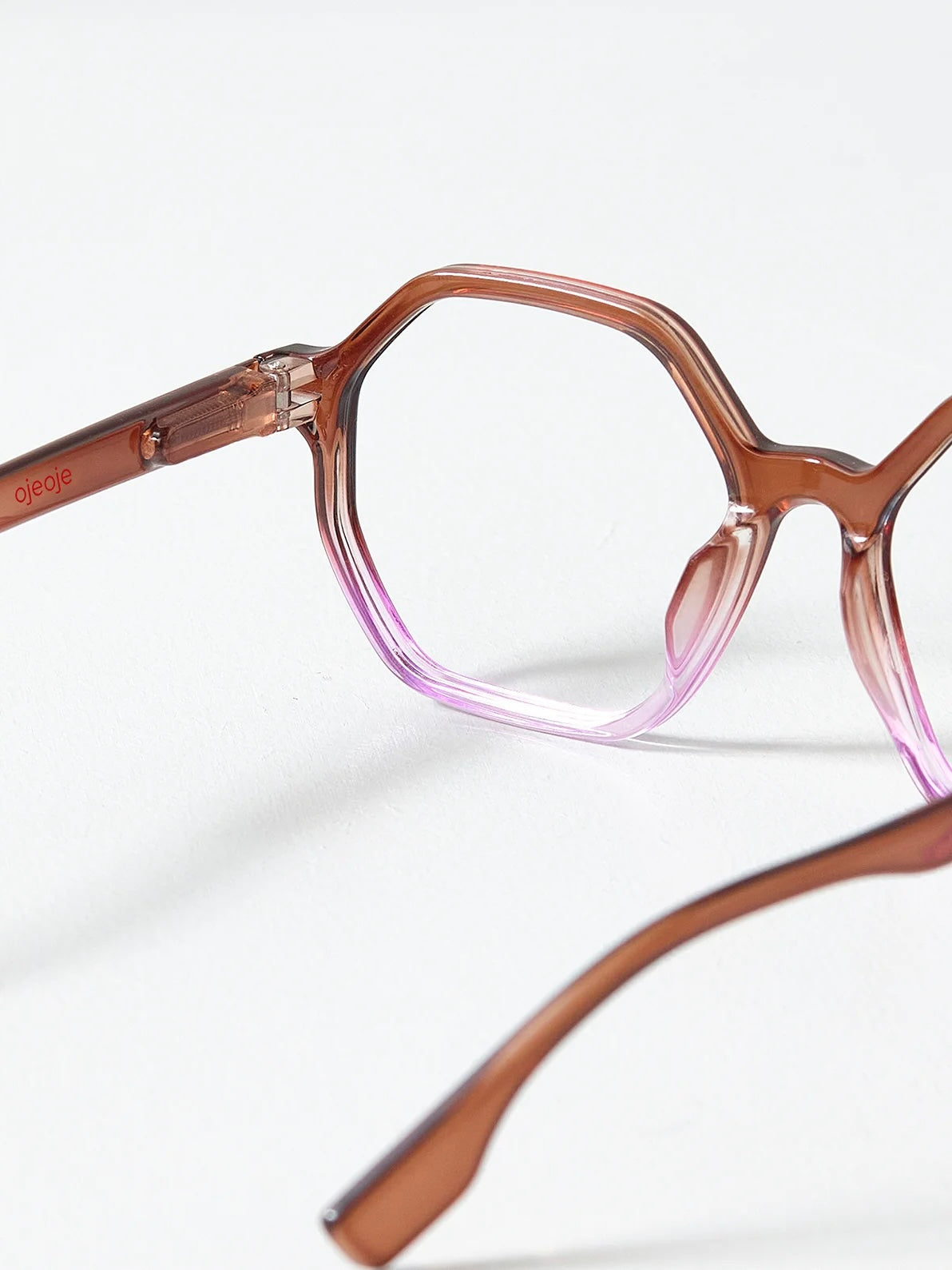 OjeOje C reading glasses, brown/purple, in 4 strengths