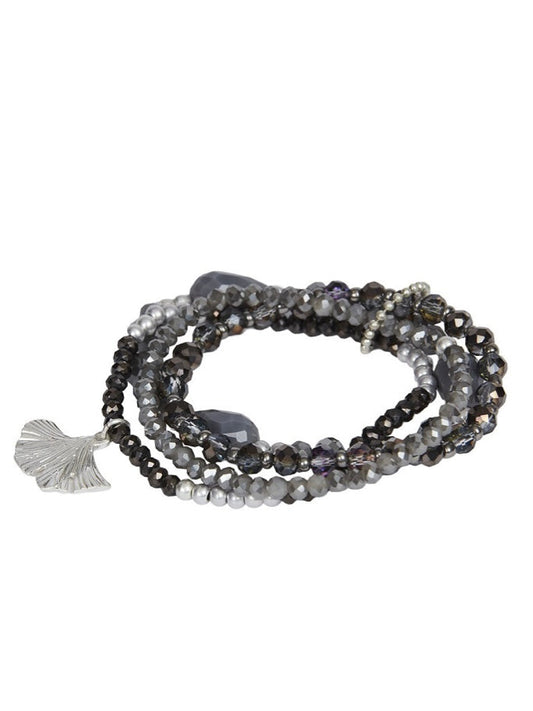 Amber grey bracelet