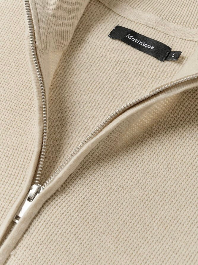 Herren Pullover MAlagoon Z oyster gray melange