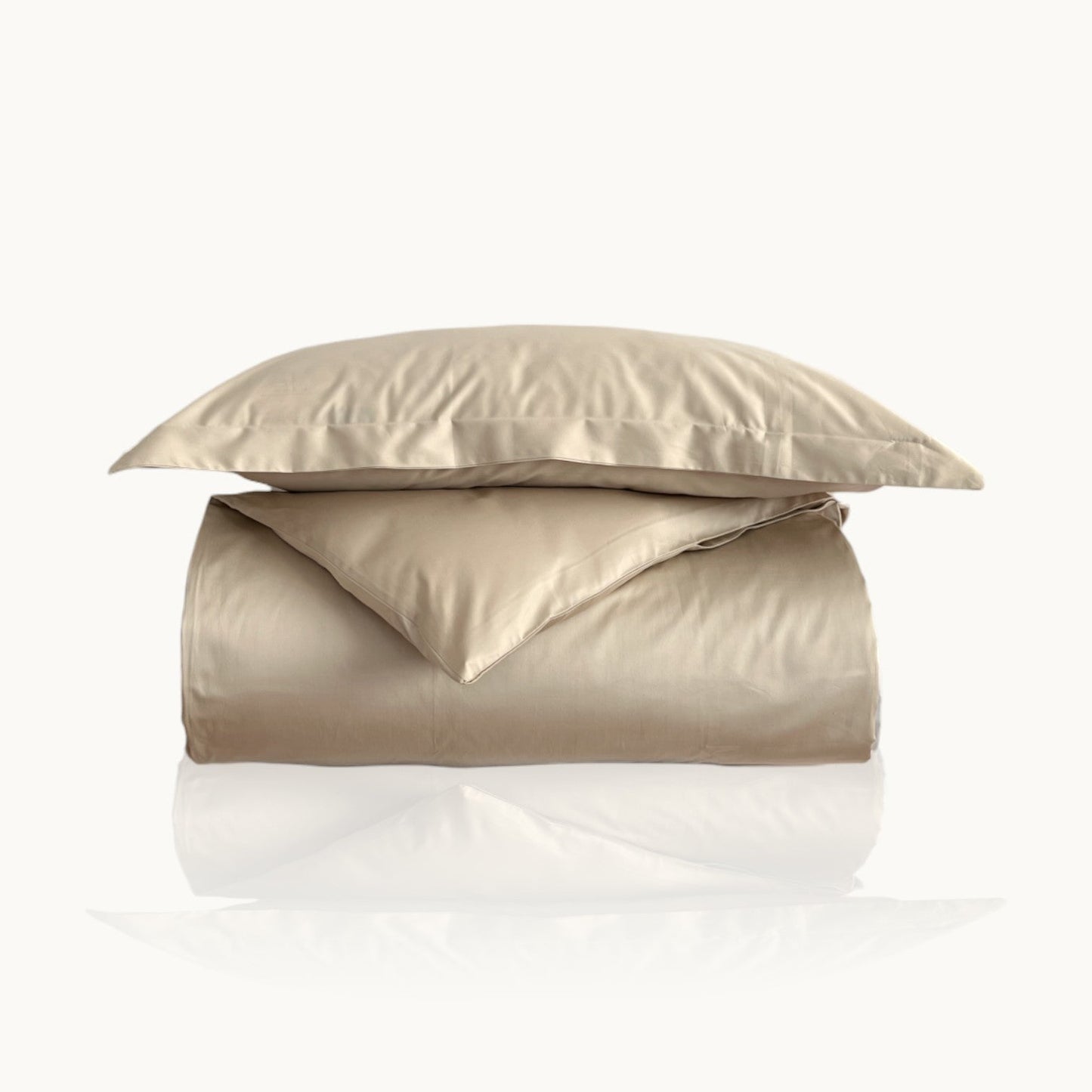 Charm bómullar satín rúmföt