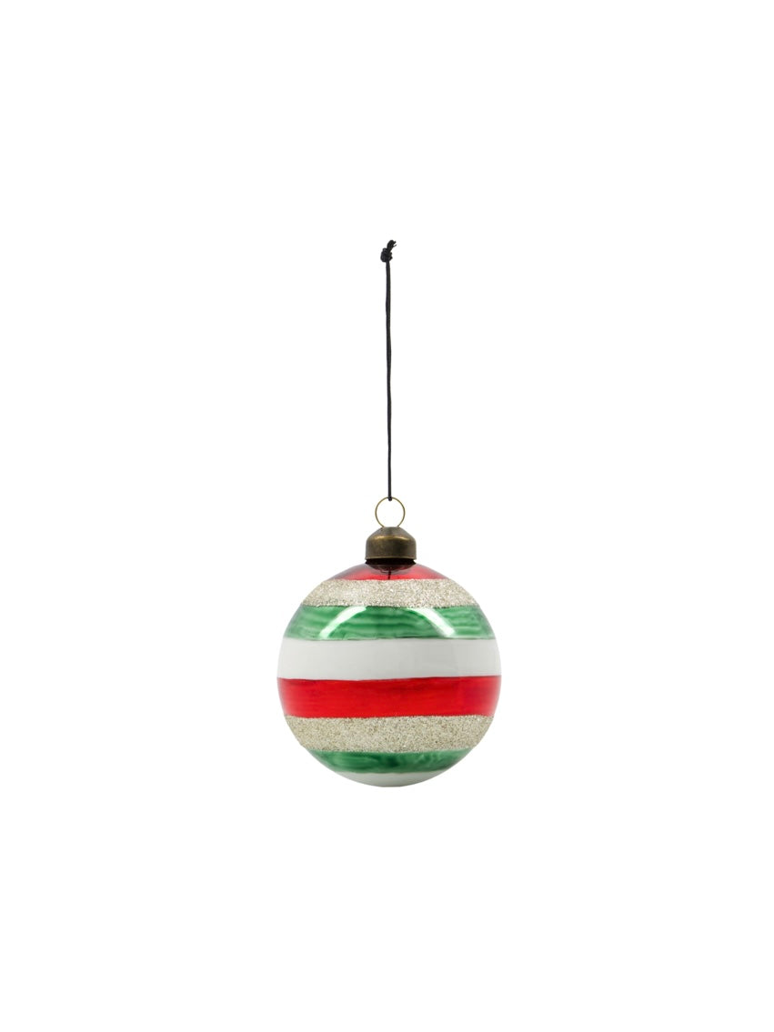 Christmas bauble HDHapp red/green 8cm