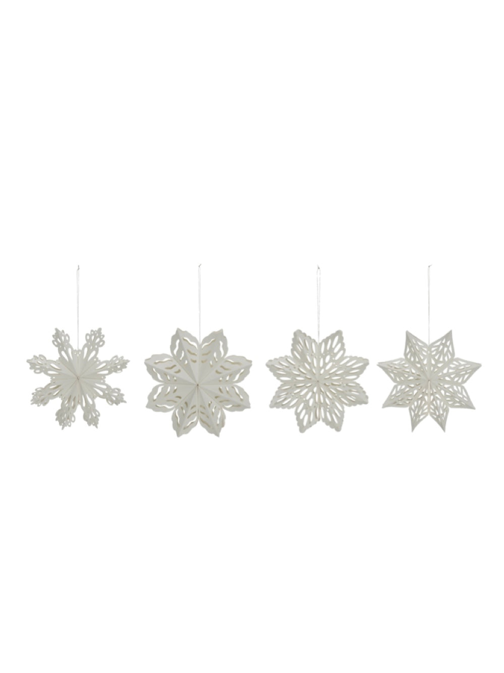Christmas ornament HDSnowflake white 15cm