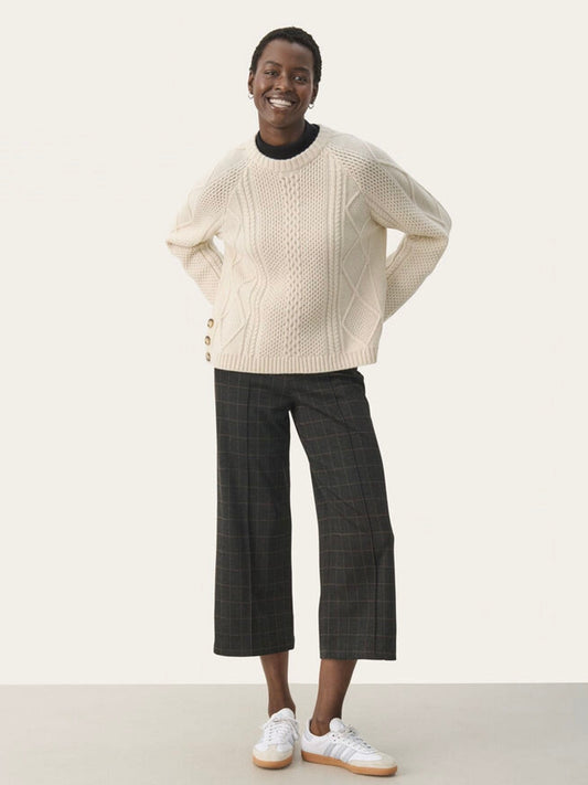 Culotte Hose Ilisan PW grey check