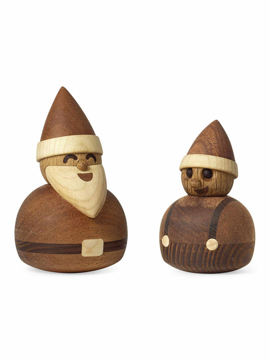 Wooden Santa figure