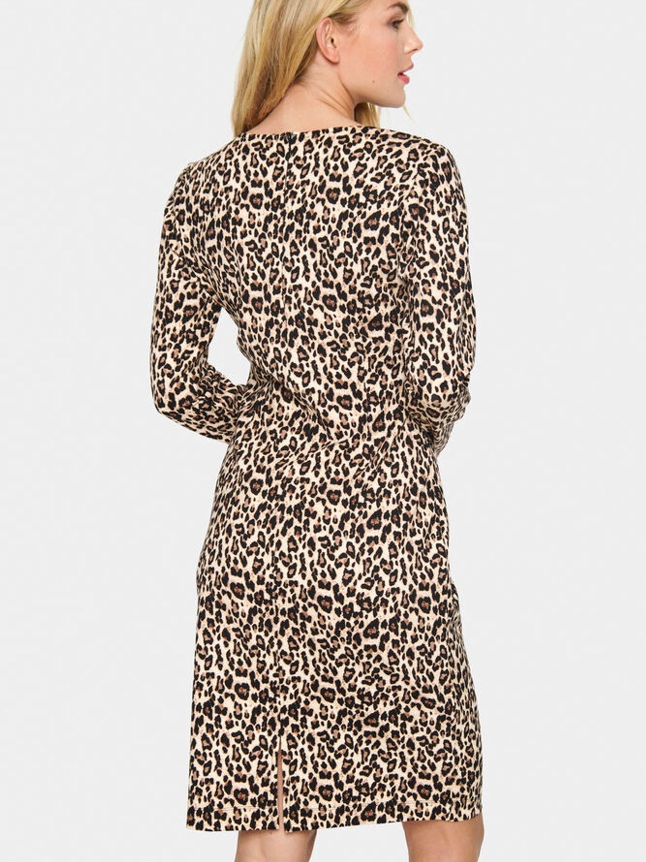 Jerseykleid Gennie SZ brown leo