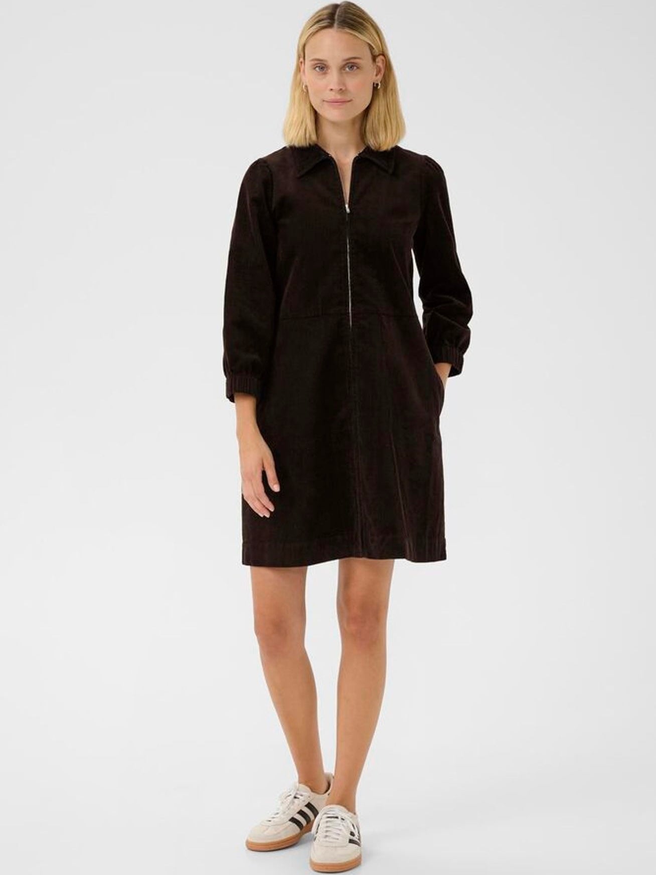 Cordkleid Eyvor PW ganache brown