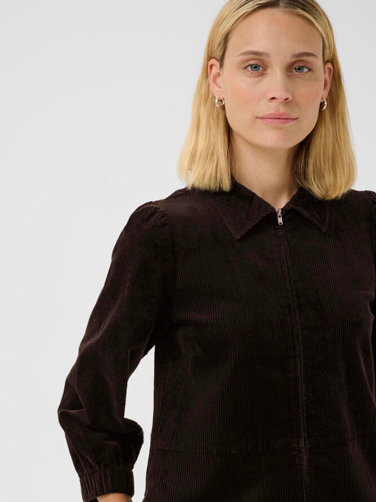 Cordkleid Eyvor PW ganache brown