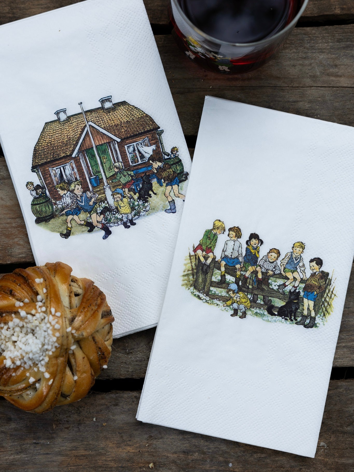 Paper napkins, 16-pack, Barnen i Bullerbyn, in 5 designs