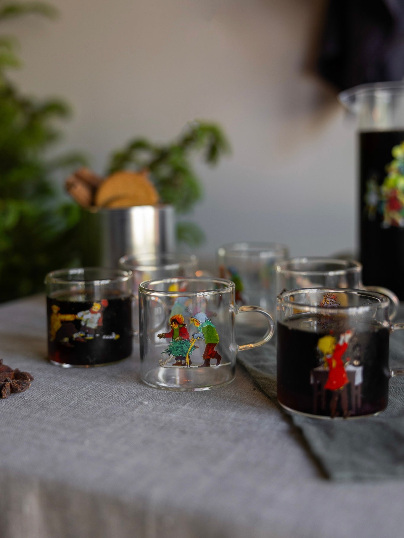 Drinking glasses Barnen i Bullerbyn set of 6