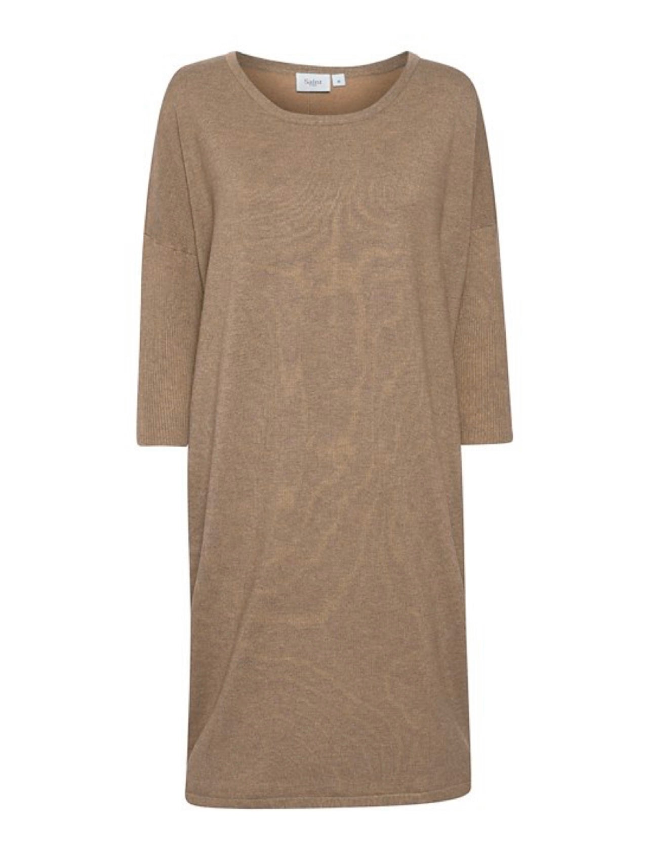 Strickkleid Mila mit Rundhalskragen, in mehreren Farben