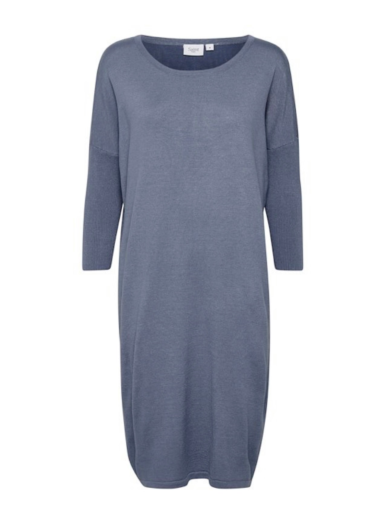 Strickkleid Mila mit Rundhalskragen, in mehreren Farben